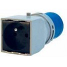 Adaptor 2 prize monofazata 16A cu fisa trifazica IP20 Marlanvill